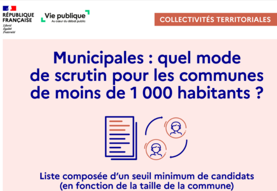 Le mode de scrutin change